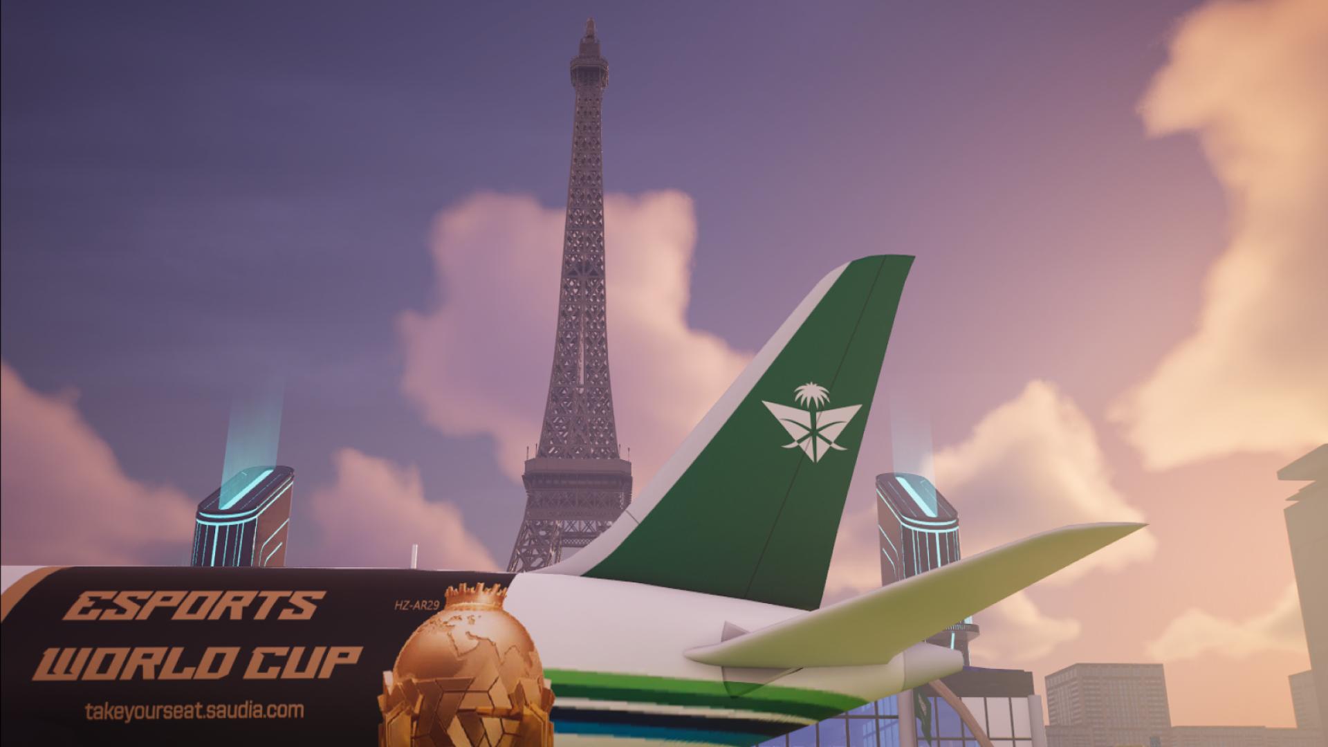 Saudia Airlines Fortnite map